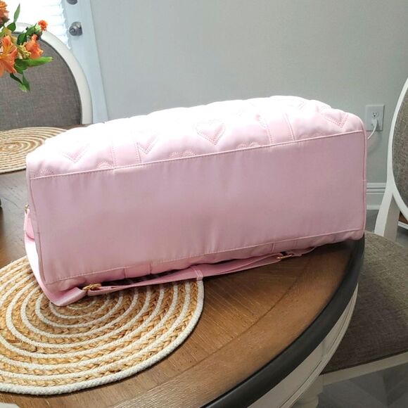 Stoney Clover Lane x Target Pink Heart Duffle Weekender Bag - Picture 6 of 8